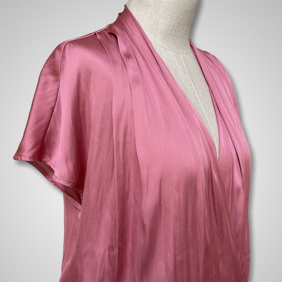 { Paige } - Silky Draped Bodysuit - Picture 3 of 4